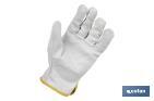 Gants de sécurité anti-chaleur en cuir de buffle | Tailles : 7, 8, 9, 10 et 11. - Cofan